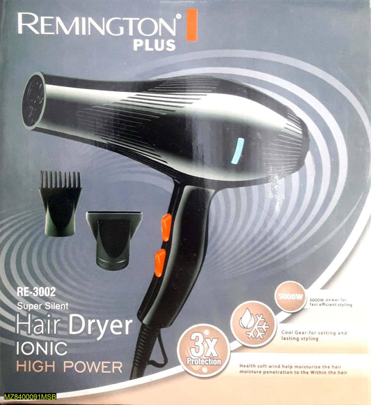 •  Material: Plastic
•  Product Type: Hair Dryer
•  Product Features: Number Of Temperature Modes: 3, Number Of Airflow Modes: 2. It Can Dry Heavy And Long Hair Quickly And Easily
•  Voltage/Watts: 220-240
•  Temperature: 230 C
•  Package Includes: 1 x Dr