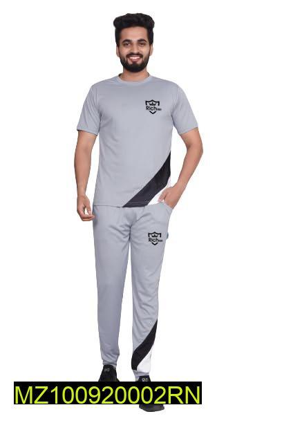 •  Fabric: Jersey Cotton
•  Pattern: Patch Work
•  Sizes: Small, Medium, Large, X-Large, 2X-Large
•  Number Of Pieces: 1 Pc
•  The set includes a comfortable T-shirt and matching trousers, making it a great choice for any man's wardrobe
•  The grey color