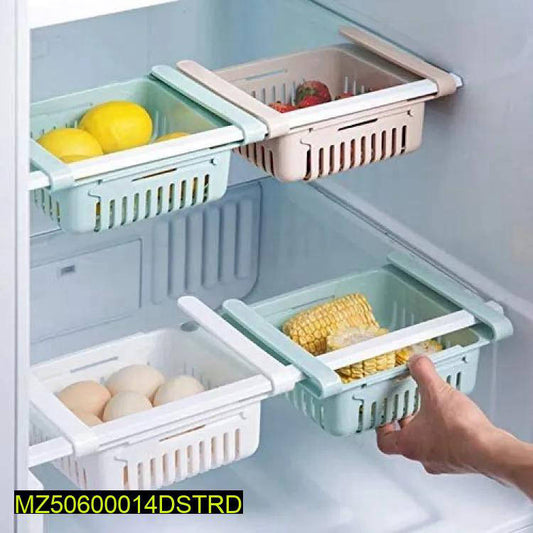 •  Material: Plastic
•  Color: Random
•  Pack Of 2
•  Our Expandable Fridge Basket Is A Versatile Solution To Keep Your Fridge Organized And Clutter-Free
•  Expandable Fridge Basket For Multipurpose Storage
•  Adjustable Design Fits Various Fridge Shelves