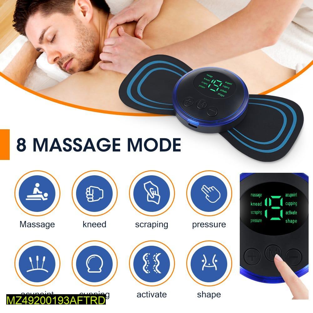 •  Material: ABS Plastic
•  Model: BLD-320
•  Product Features: It Contains A Smart Chip And An Automatic Timer To Turn Off Automatically. 8 Different Massage Modes Are Given So You Can Adjust The Variations According To The Need. The Main Unit Of The Min