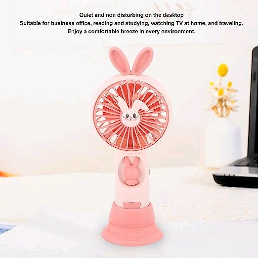 Name: Mini Hand Fan-2308
Material: Plastic
Color: Random
Watt: 5 Watts
Power Source: Battery
Battery: 400mAh
Number of Blades: 4
Detail: Cartoon Portable Fan, USB Charging Mini Small Fan Removable Base Light Weight Night Light for Indoor
This handheld fan